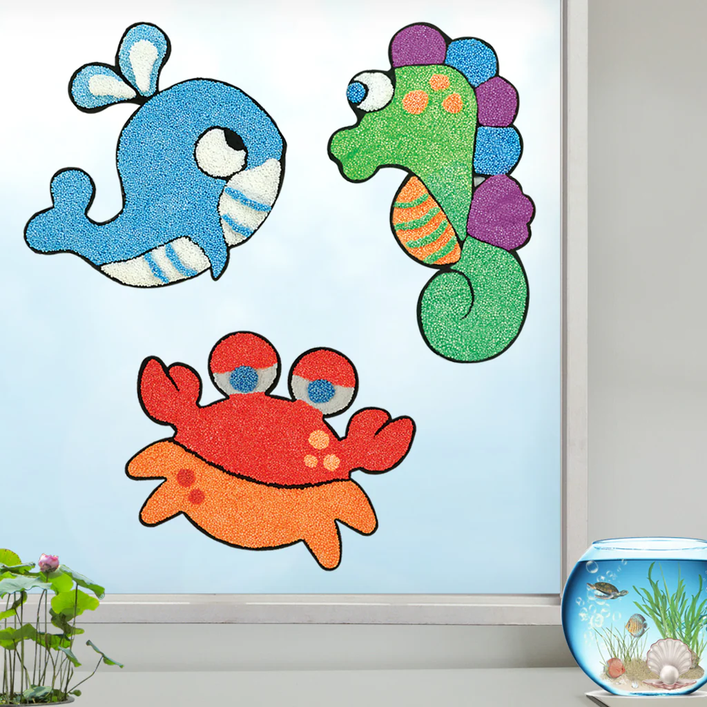 Clay Stickers - Aqua World - Image 4