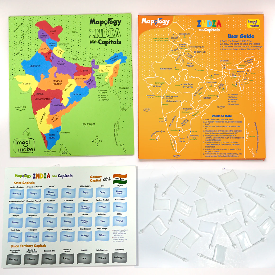 Mapology India Map Puzzle & National Symbols - Image 5