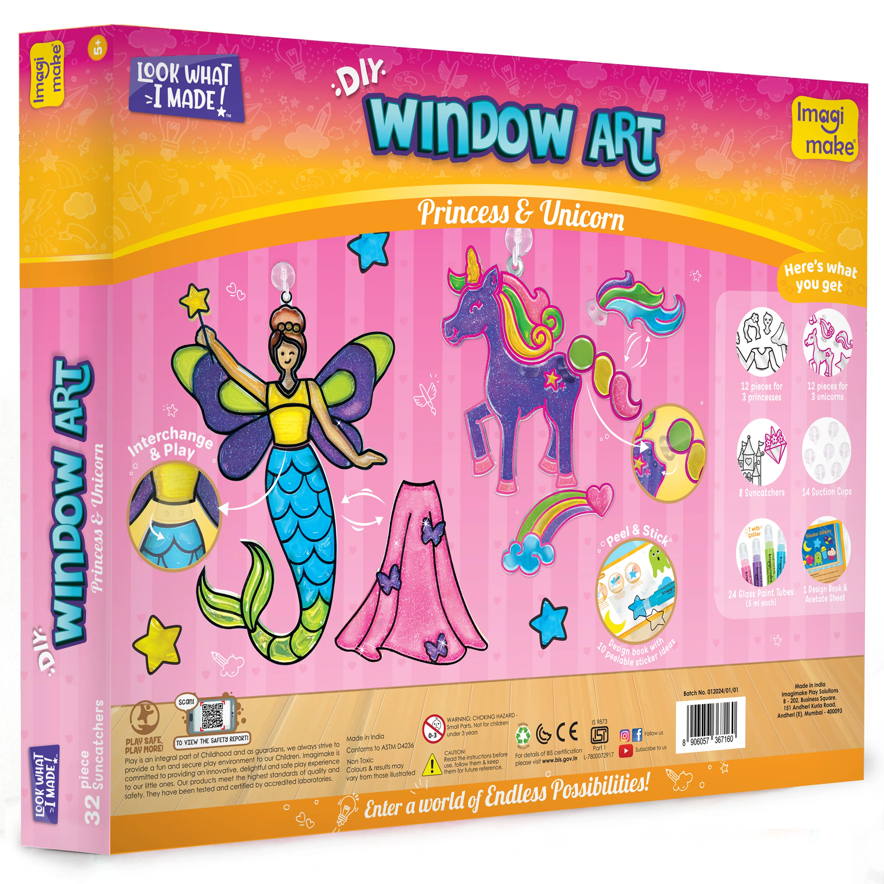 Window Art Princess & Unicorn - Image 9